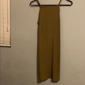 Cross back body con dress